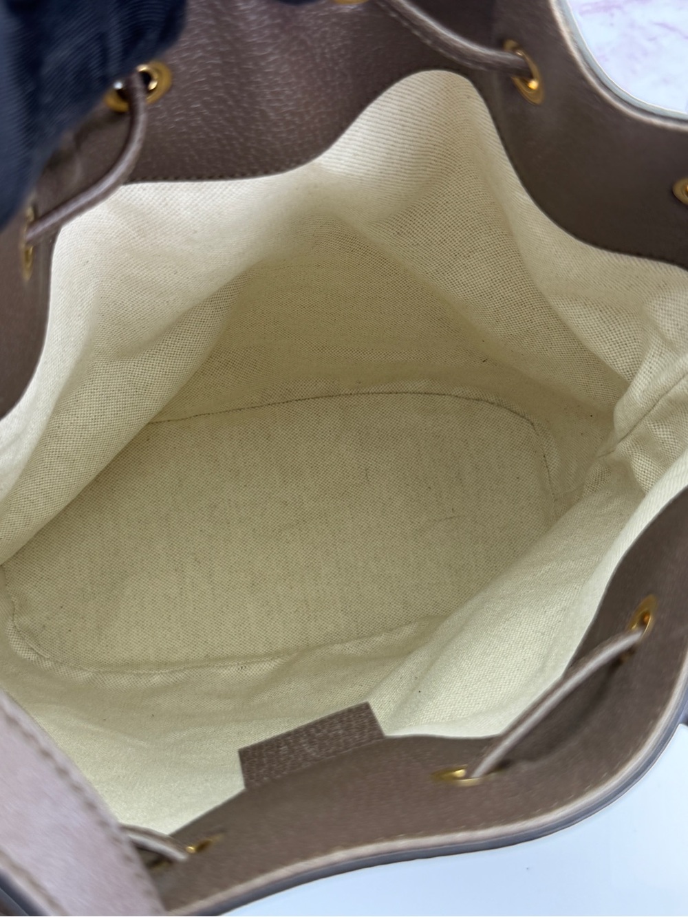 Gucci GG Supreme Medium Ophidia Bucket Bag - Picture 9 of 12